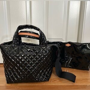 MZ Wallace Black Quilted Tote